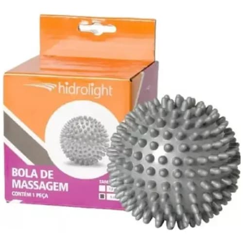 Bola de massagem cinza 9,0cm
